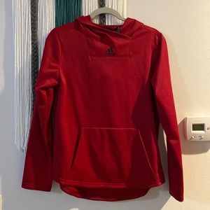 Womens Adidas climawarm red hoodie size small